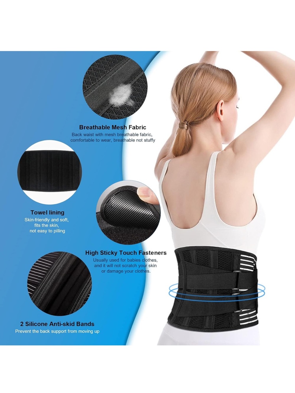 Back Lumbar Support Belt